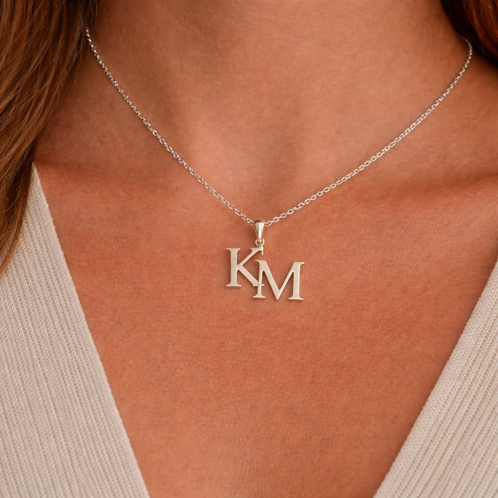 Monogram Pendant Necklace